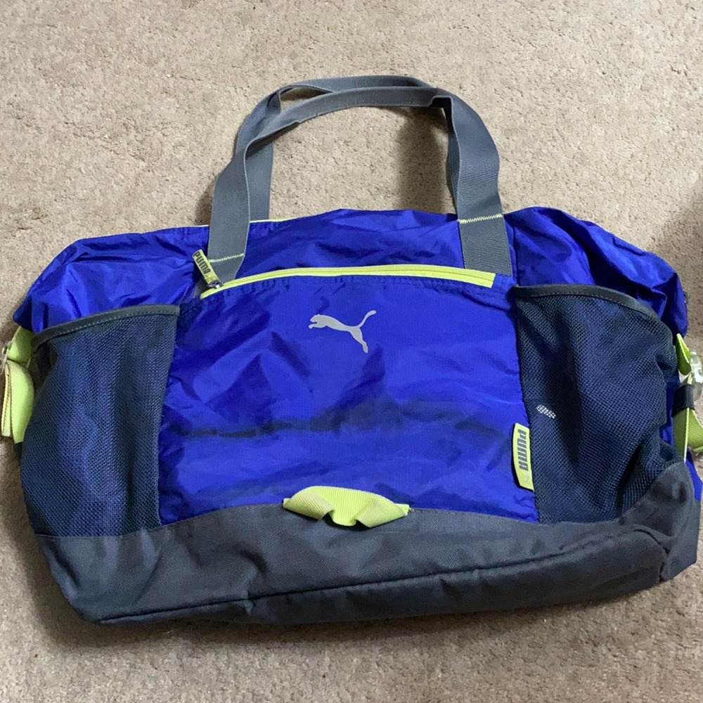 Puma sports bag blue